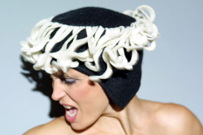 Filzkappe MEDUSA